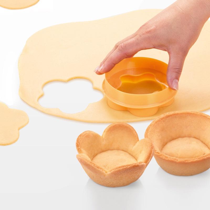 Khuôn Nhựa Cắt Bánh ANAEAT Thiết Kế Hình Hoa / Hình Tròn Xinh Xắn
