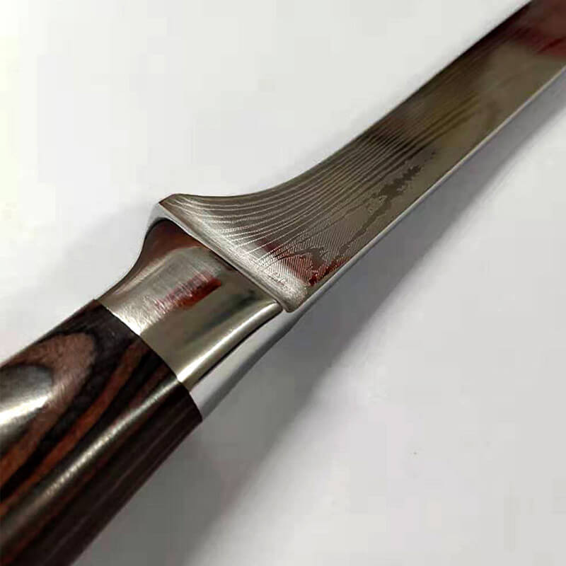 DAO BẾP NHẬT BẢN CLASSIC BONING THÉP DAMASCUS MÃ HDT120