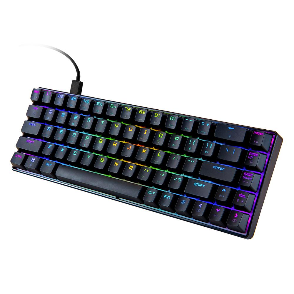 68 Phím Magic-Refiner MK đèn nền RGB Bảng kim loại