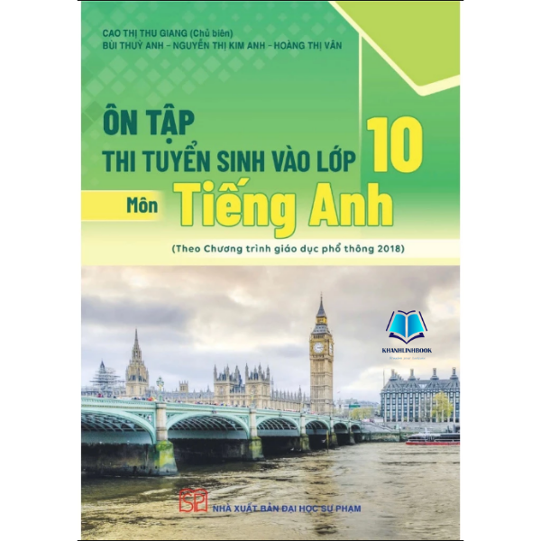 Sách - [SHD] Ôn tập thi tuyển sinh vào lớp 10 môn Toán Ngữ Văn Tiếng Anh (Theo Chương trình GDPT 2018) - Tuyên Quang