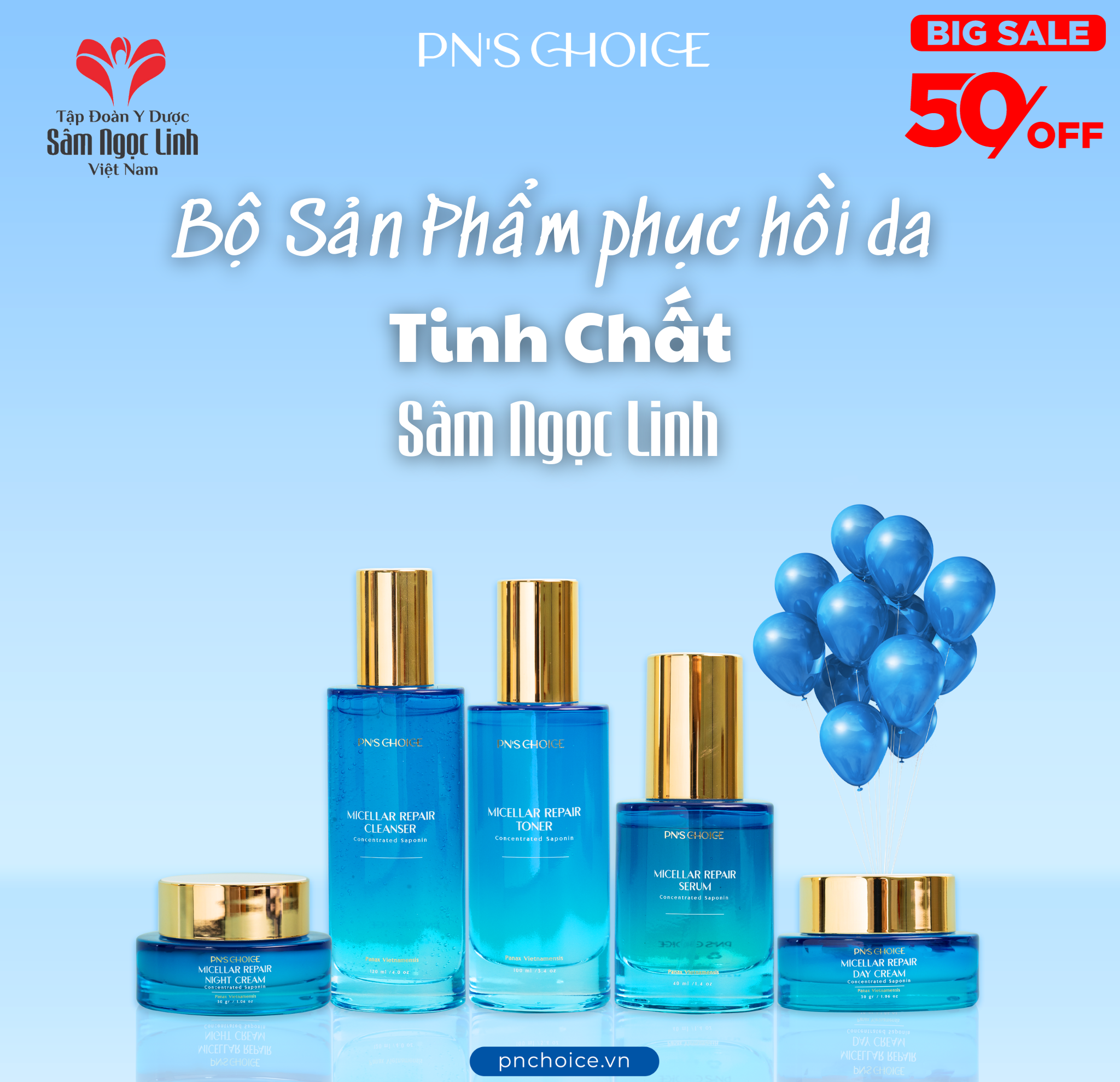 Hình ảnh Combo phục hồi da PN’s Choice