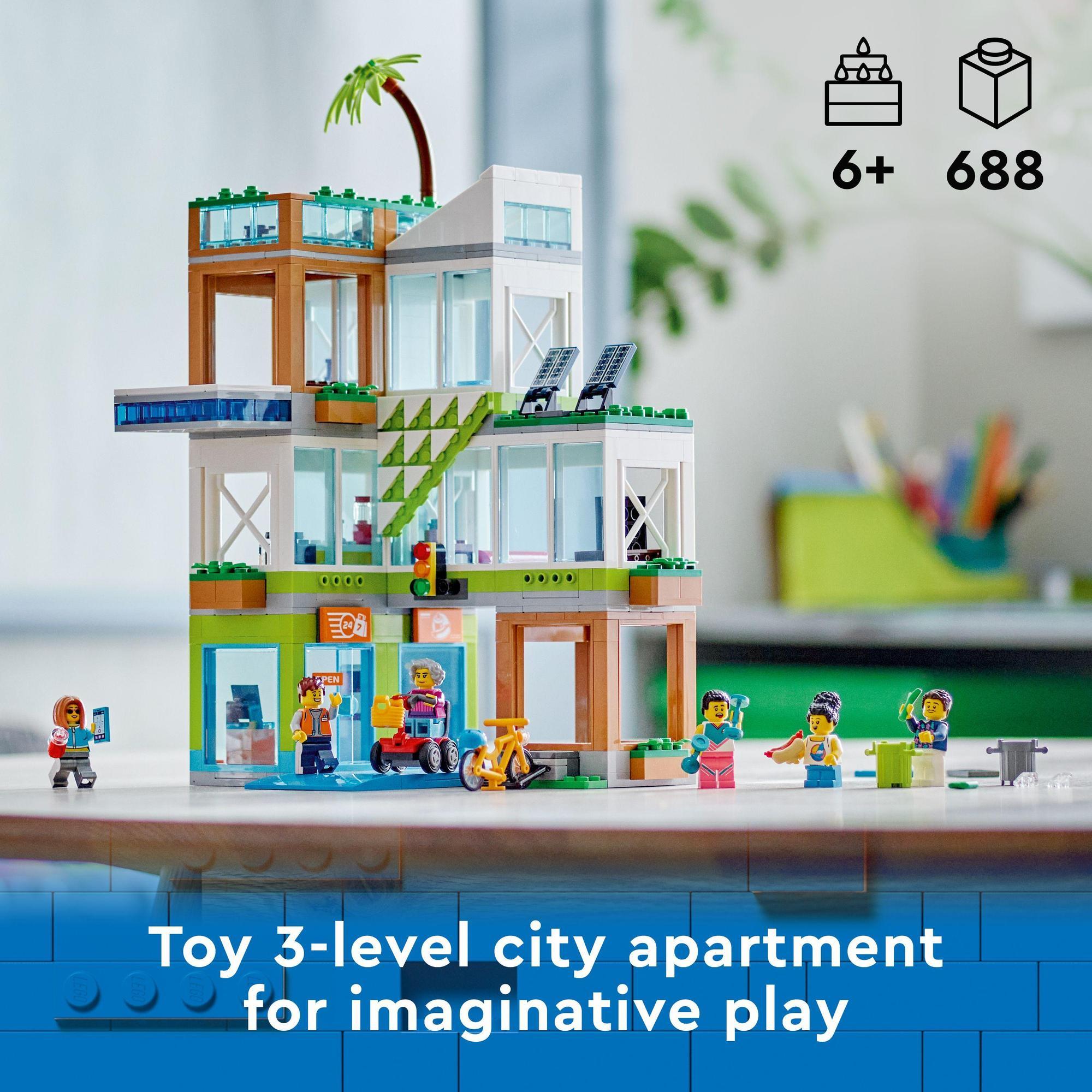 LEGO City 60365 Đồ chơi lắp ráp Căn hộ thành phố (688 chi tiết)