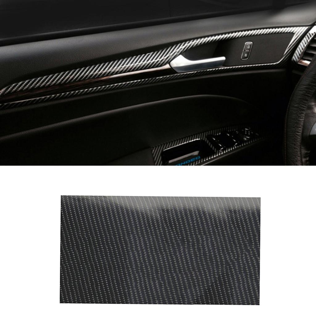 Gloss Black Textured Car Wrap Sheet Protective Film Decal Sticker 50X200cm