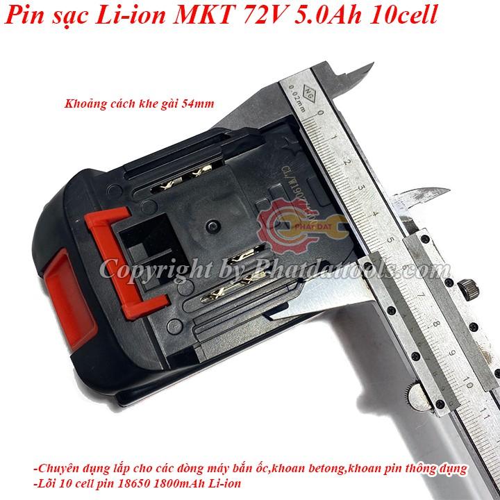 Pin sạc Li-ion 10 cell siêu khỏe-siêu bền-Chuyên dụng lắp cho máy bắn ốc,máy khoan betong pin,máy mài pin