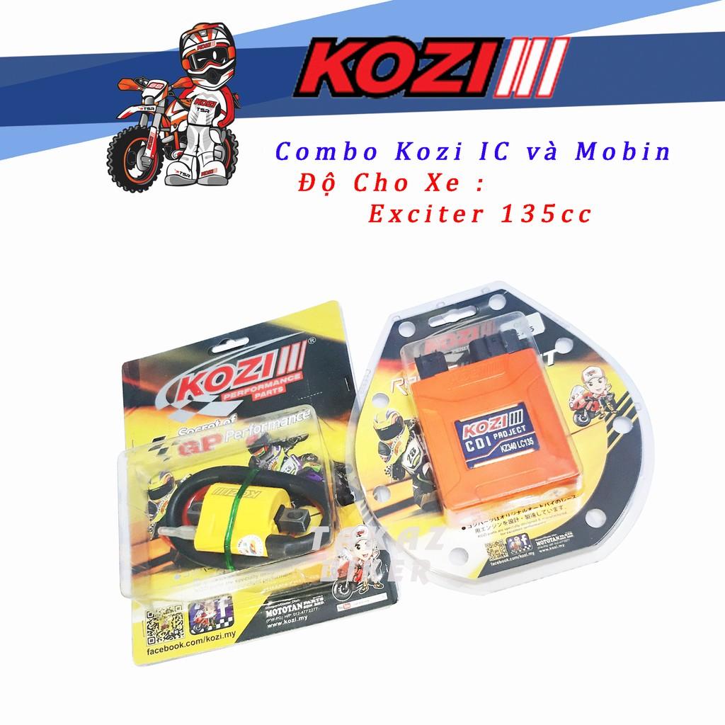 Combo Kozi IC và Mobin Độ Xe Exciter135 2011 Xe 5 Số - Made in Malaysia