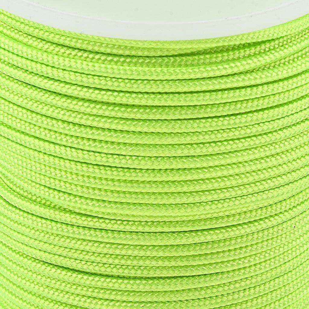 2x 2mm 50m Lightweight Durable Nylon Guyline Tent Guide Rope Guy Line Cord Camping Paracord