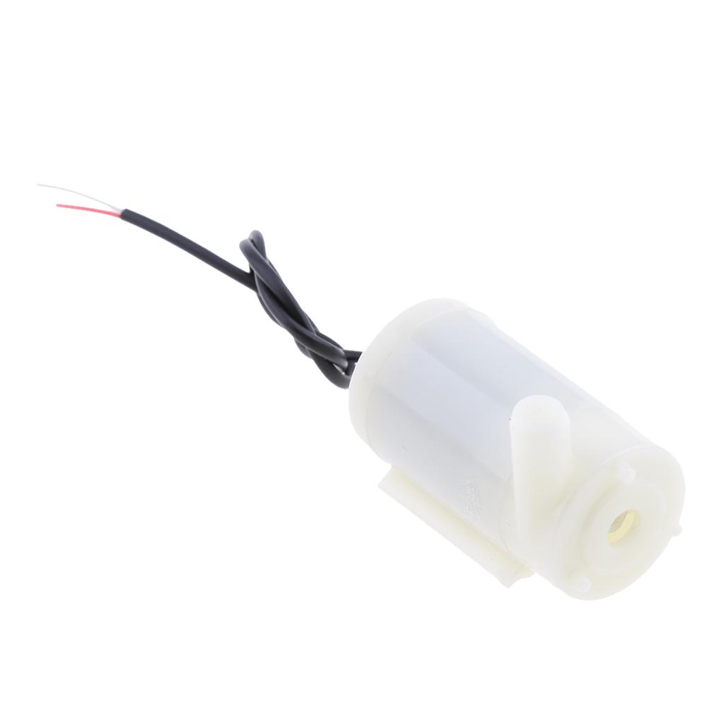 DC 3V-5V Mini Mute Submersible Pump Immersible Pump Water Pump for PC Cooling Water Circulation DIY