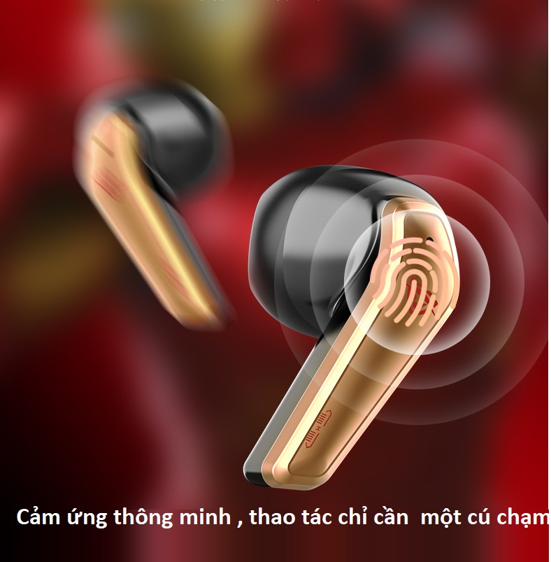 Tai Nghe  Bluetooth 5.3   Thân Vỏ Kim Loại , Âm Thanh Hifi Chất Lượng Cao, Nghe Nhạc Chơi Game Không Độ Trễ