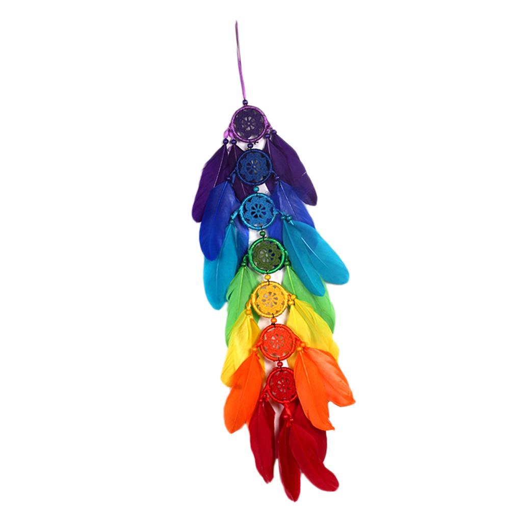 Nhiều Màu Sắc Bằng Dream Catcher Mặt Dây Chuyền Nghề Tặng Nhà Xe Trang Trí Tường