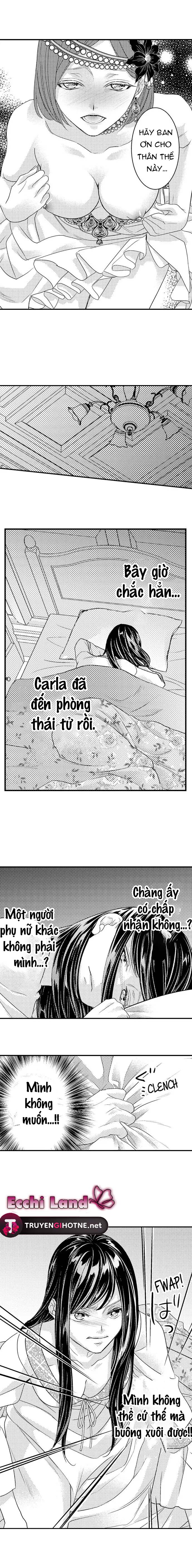 chuyển sinh vào thế giới khác ~ nếu muốn trở thành nữ hoàng hãy tìm cách để được hoàng đế sủng ái vào ban đêm chapter 70.2 3