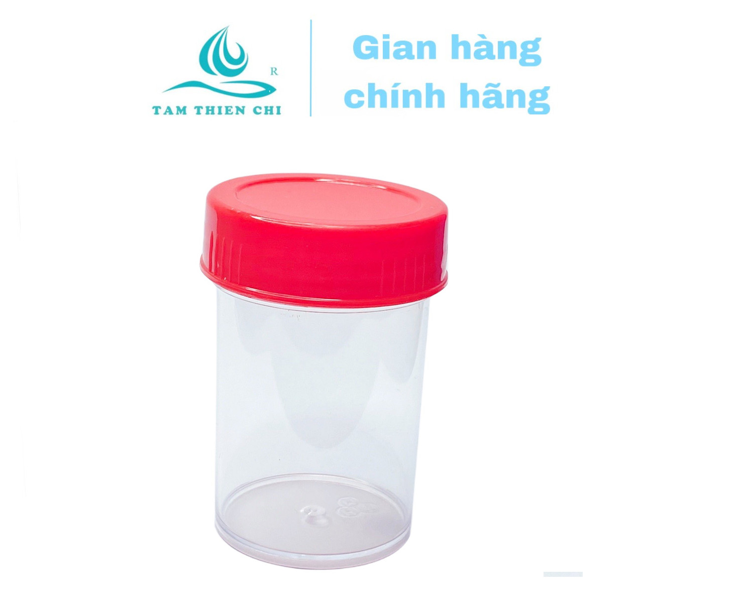 Lọ đựng mẫu nắp đỏ HTM 55ml Không nhãn Túi 10 cái