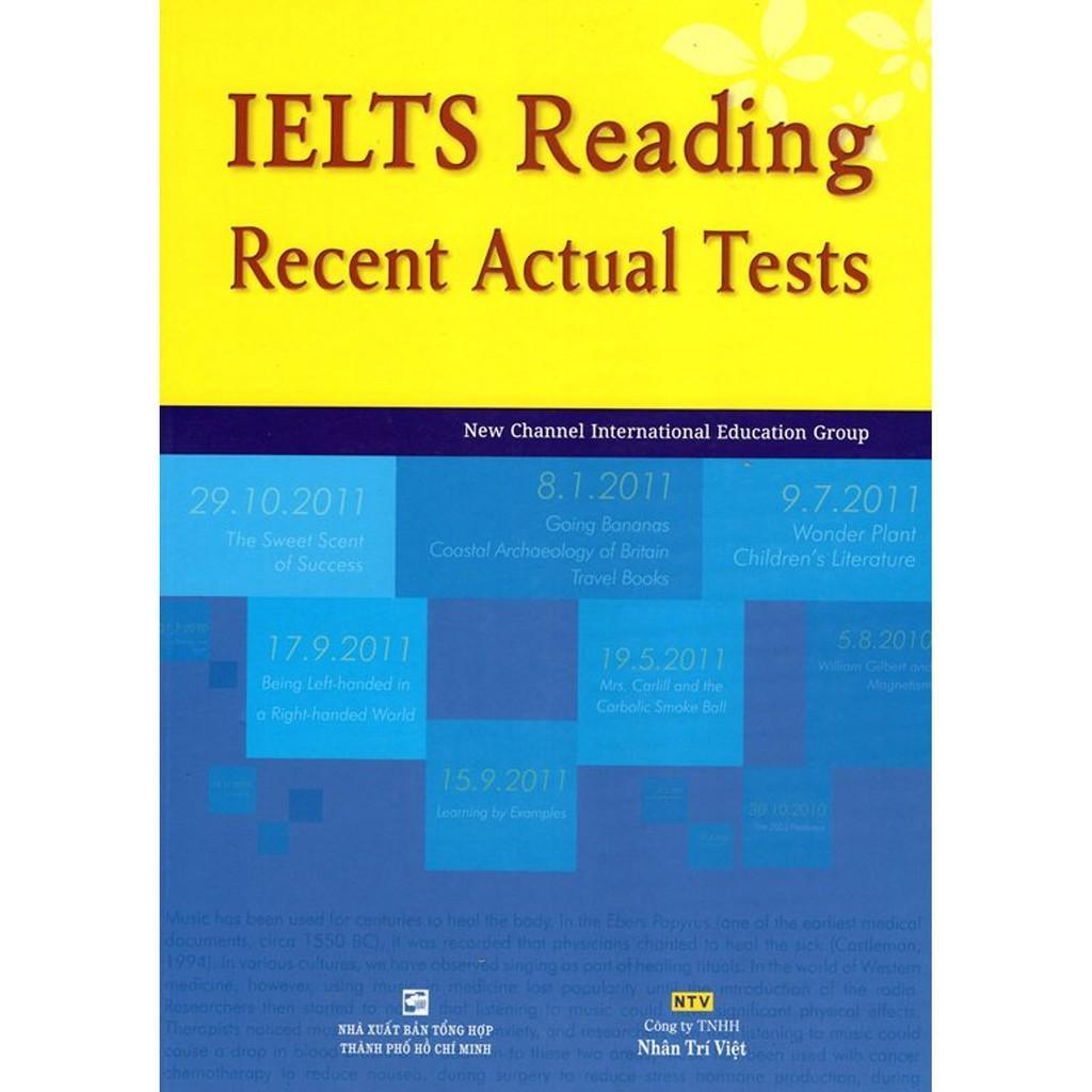Sách - IELTS Reading - Recent Actual Tests - Nhân Trí Việt