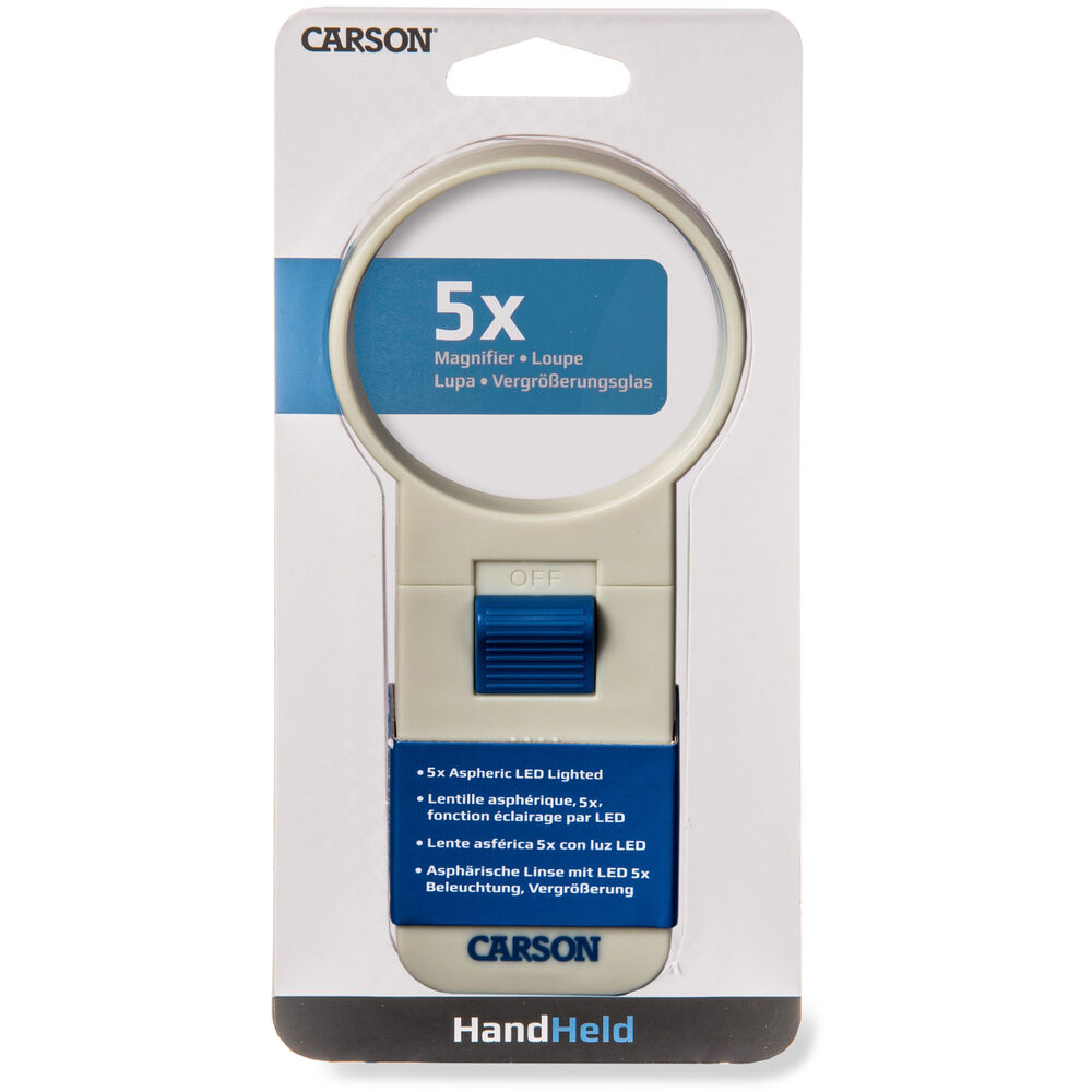 Kính lúp cầm tay có đèn Carson SV-50 - Hàng Chính Hãng