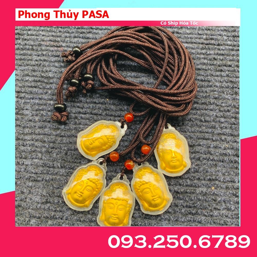 Dây Treo Ô Tô dây chuyền vòng tay mặt phật vàng 3D , có thể làm dây đeo phong thủy - Quà Tết Độc - PASA COLLECTION