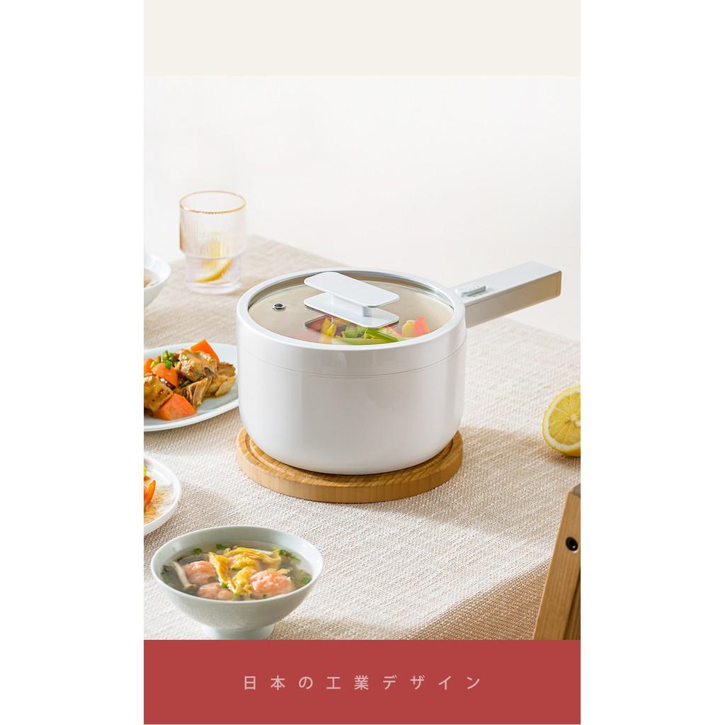 Nồi lẩu điện mini chống dính đa năng OLAYKS