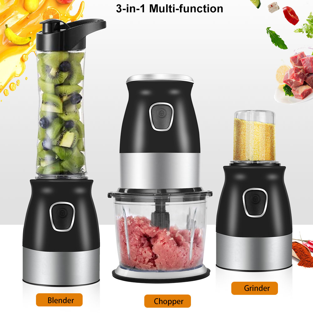 Máy Xay Đa Năng Thực Phẩm Mishio MK258 1.8 Lít – Kèm 2 Cối Xay - Hàng chính hãng