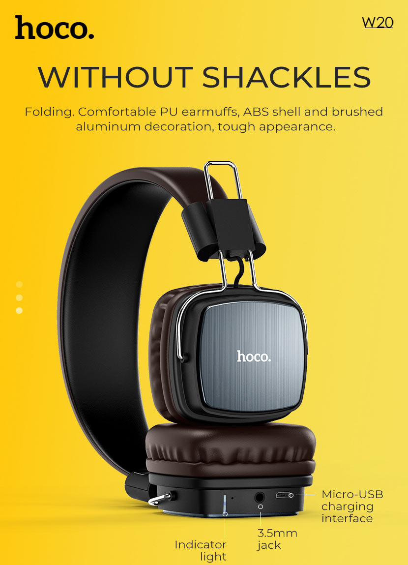 Tai Nghe Bluetooth Chụp tai  Hoco W20 - Hàng chính hãng