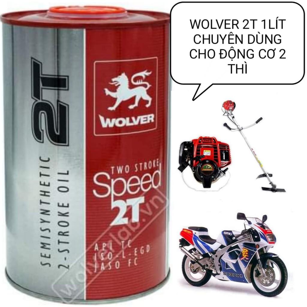 Nhớt 2 thì WOLVER SPEED 2T (1 Lít), Nhập khẩu Đức