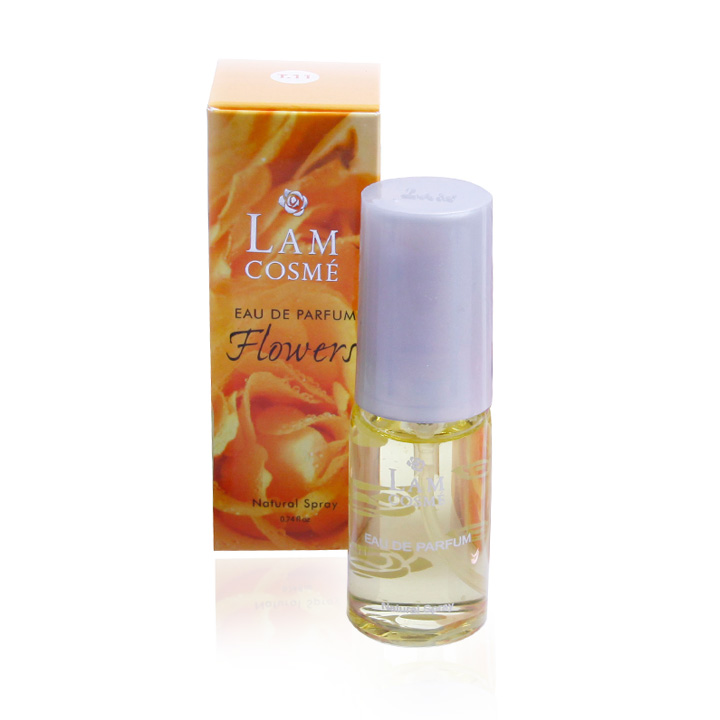 Bộ 3 chai nước hoa nữ Lamcosmé Flowers, Hương hoa cỏ thiên nhiên (22ml)