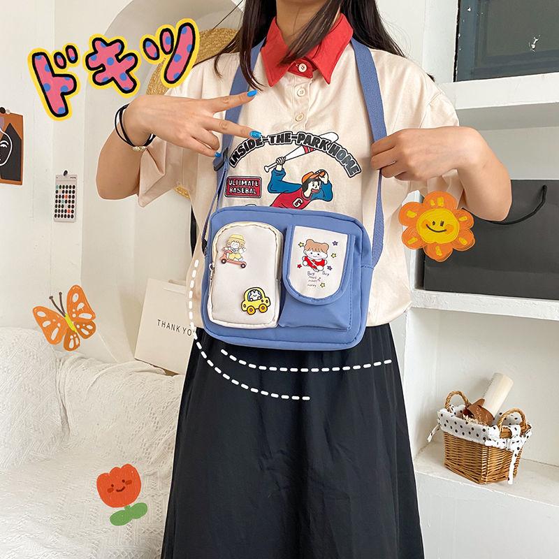 Women's Japanese Style All-Matching Canvas Bag Female Student Korean Style Crossbody
