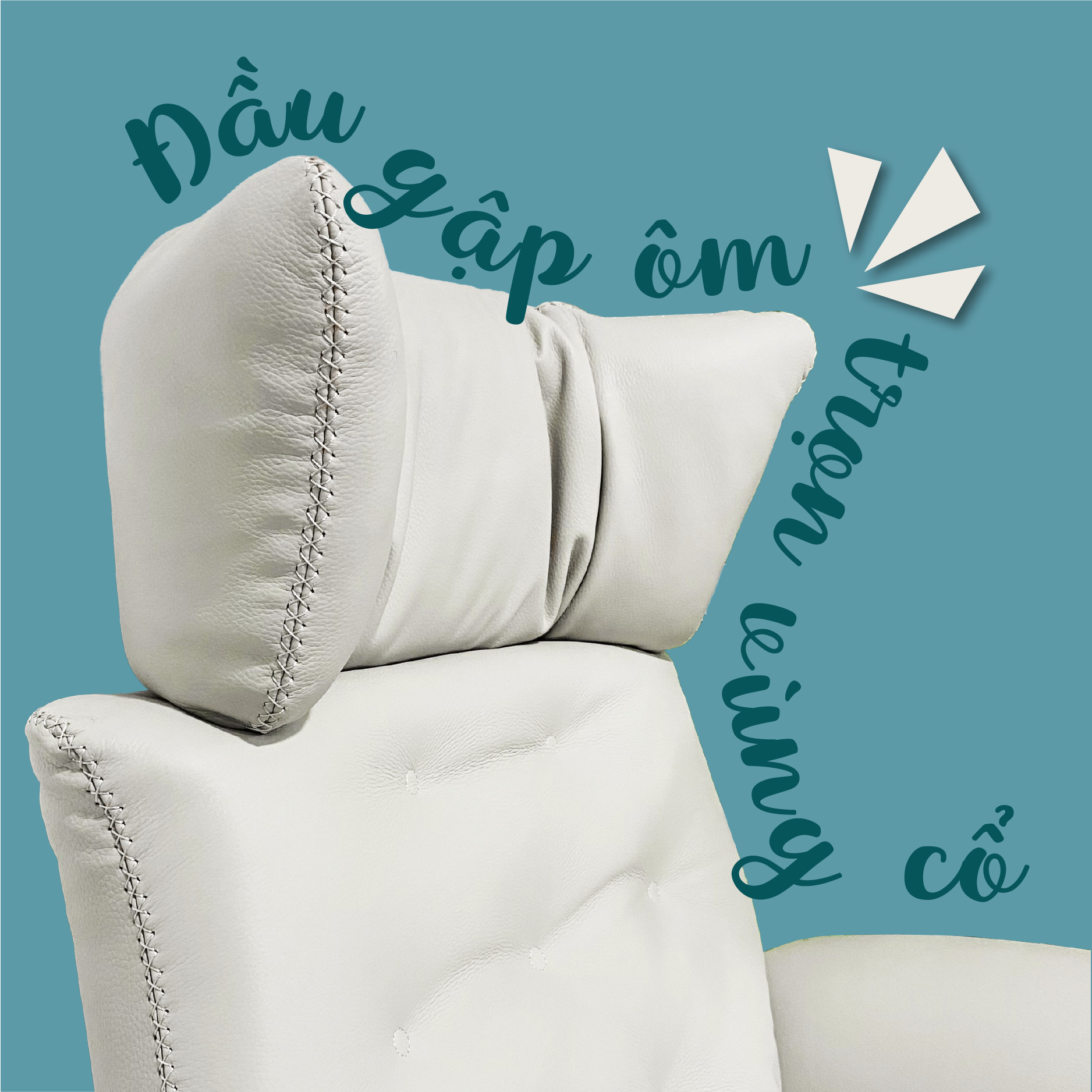 Ghế Sofa Đơn Da Bò Thư Giãn Chỉnh Điện 89 6194 -70093A Beige Alila