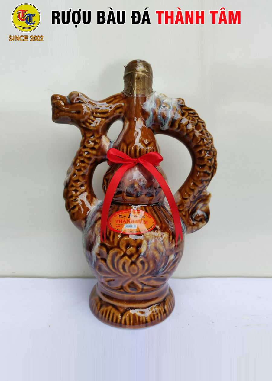 Đặc Sản Bình Định - Rượu Bàu Đá Thành Tâm BA BẦU 650ml - OCOP 3 Sao