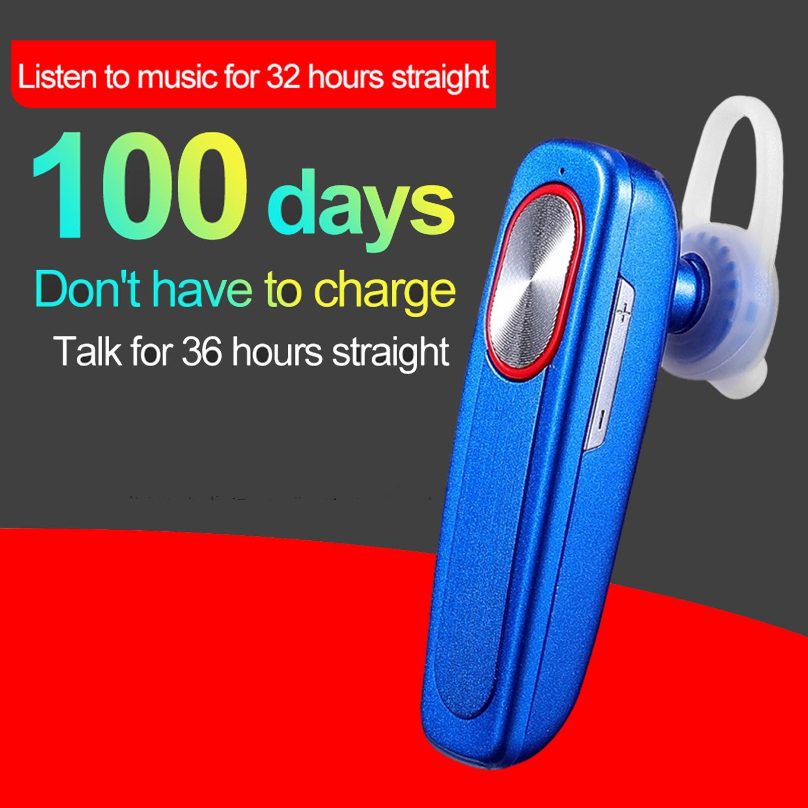 Bluetooth Long Standby Headset Universal With Mic For Business