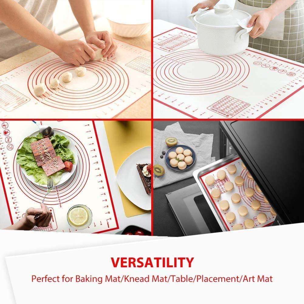 Thảm ANAEAT Bằng Silicon Nhào Bột Làm Bánh Pizza / Bánh Ngọt Cho Nhà Bếp Tiện Dụng