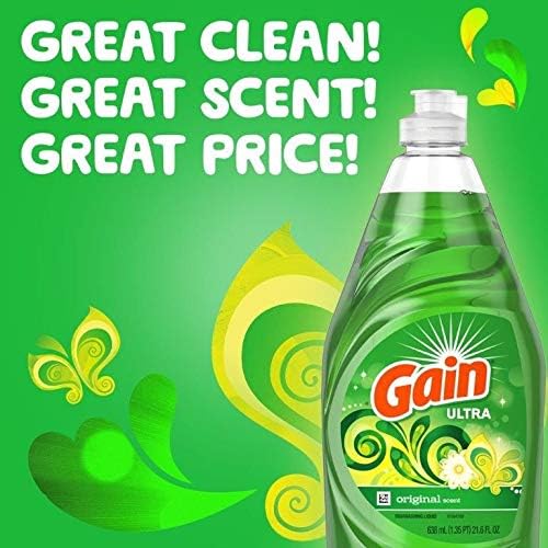 Nước Rửa Chén - Bát Gain Ultra Clean Original Scent 638 ml - USA