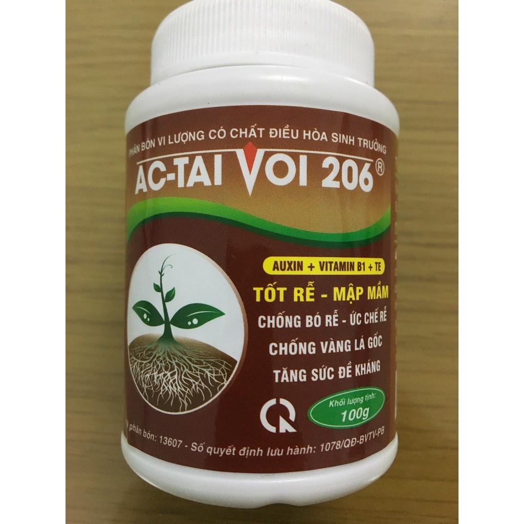 Phân bón vi lượng AC TAI VOL 206 tốt rễ mập mầm lọ 100gr