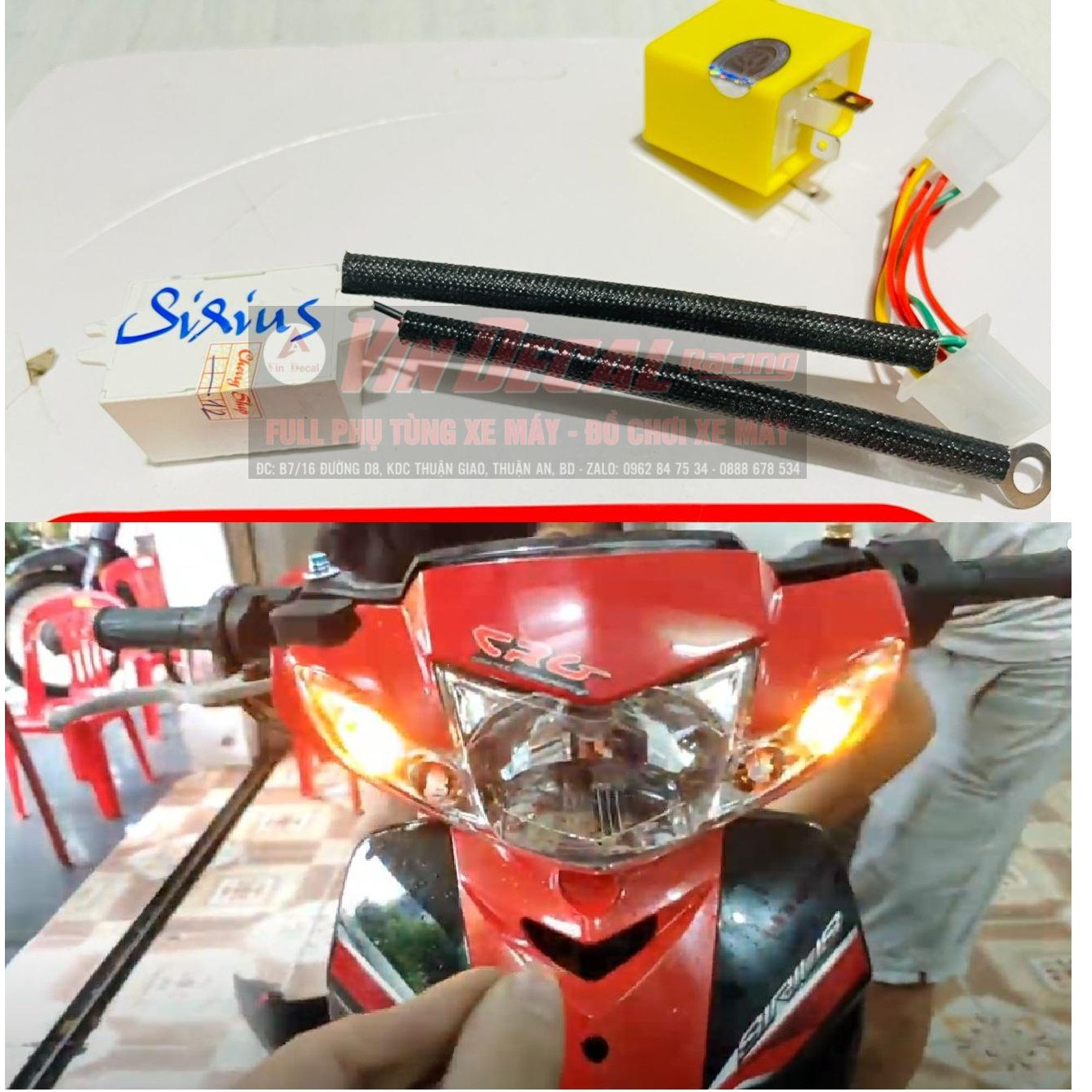 Mạch ƯU TIÊN cho SIRIUS Mạch ha hazard cho SIRIUS BH 6 tháng