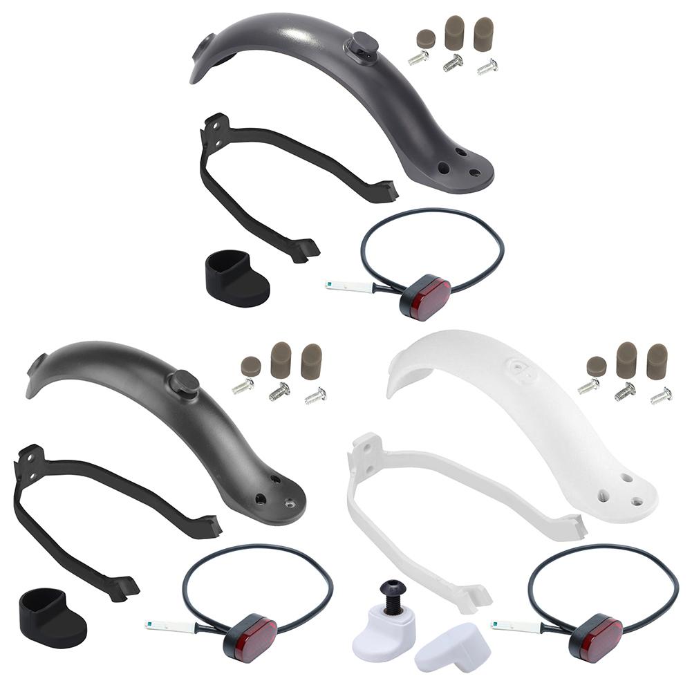 Xe tay ga phía sau Mud Guard Chân đèn hậu Set Set Skators Skateboard Mud Guard Fender Fender cho Xiaomi M365 Phụ kiện Color: g