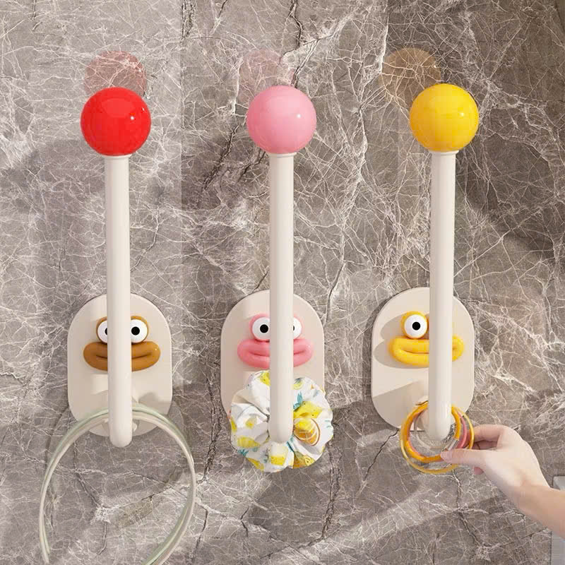 Set 10 Móc Treo Tường Phòng Tắm Dopamine Quái Vật Miệng Lớn - Móc Treo Mũ Tự Dính, Trang Trí Phòng - HÀNG CHÍNH HÃNG MINIIN
