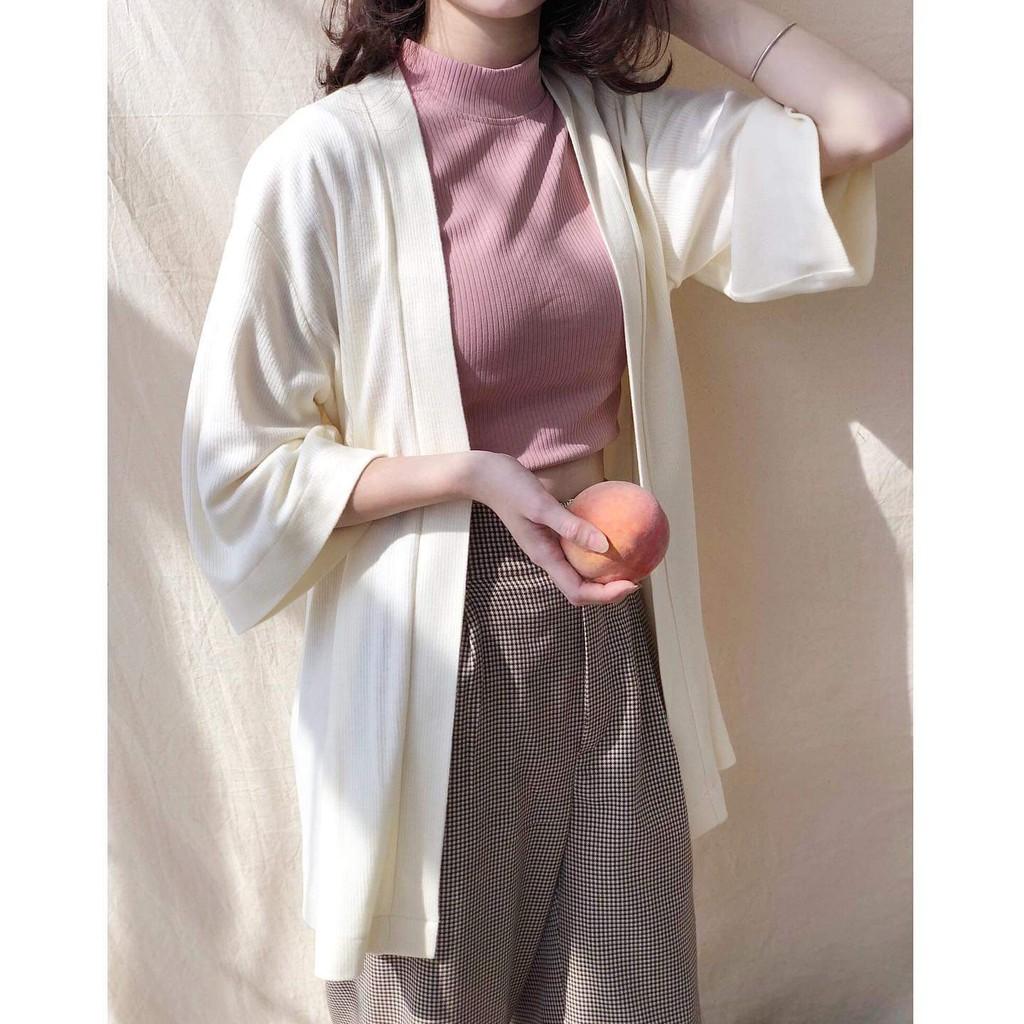 ÁO KHOÁC KIMONO LEN TĂM SIÊU TRẺ TRUNG