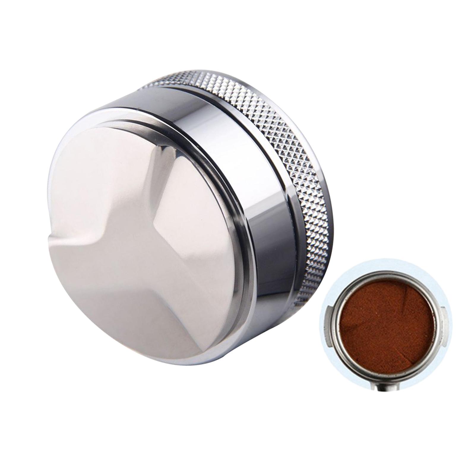 58mm Espresso Distributor Adjustable Coffee Tamper Stainless Steel Style 1