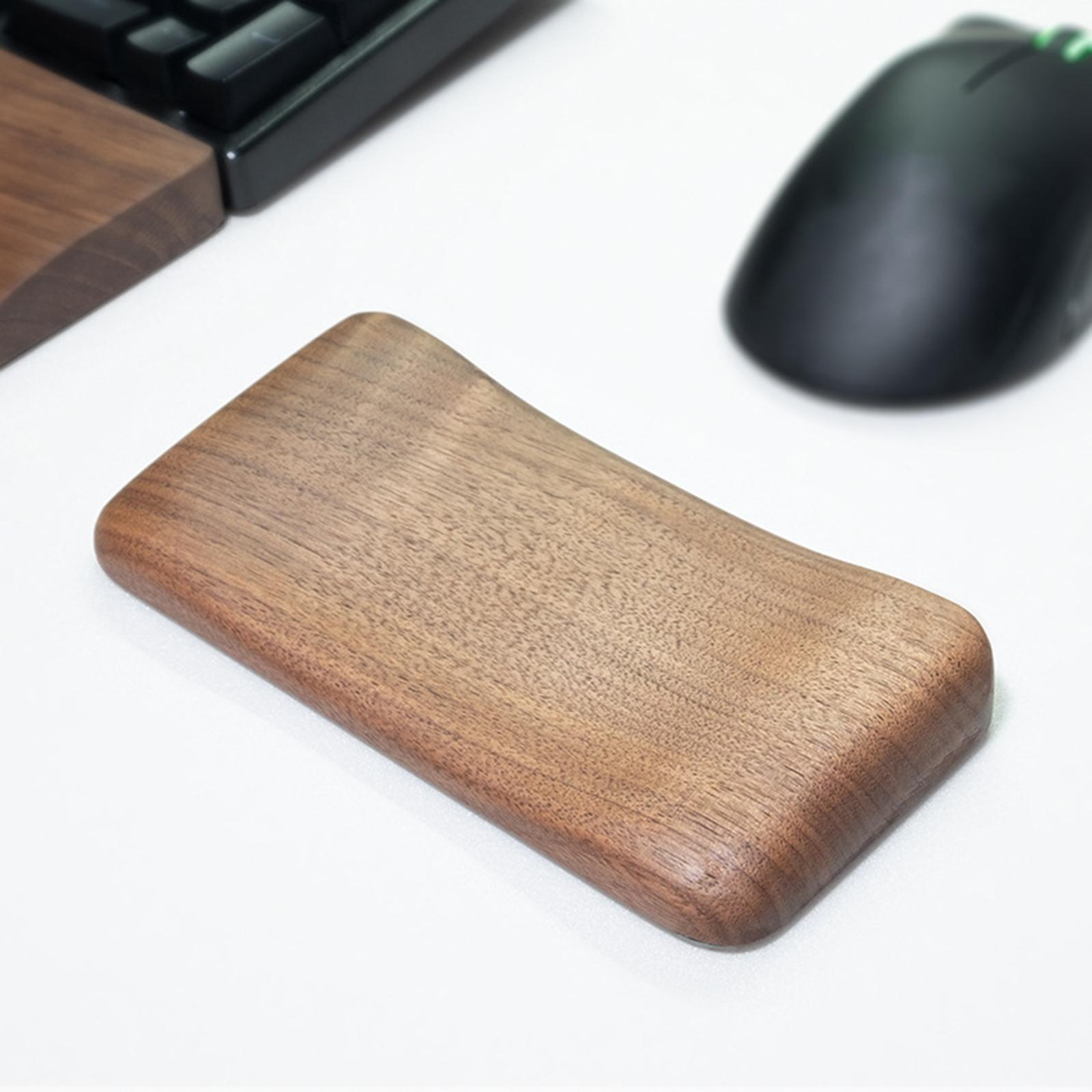 Wrist Rest Wooden Wrist Support Accessories Durable for Desk Office Laptop