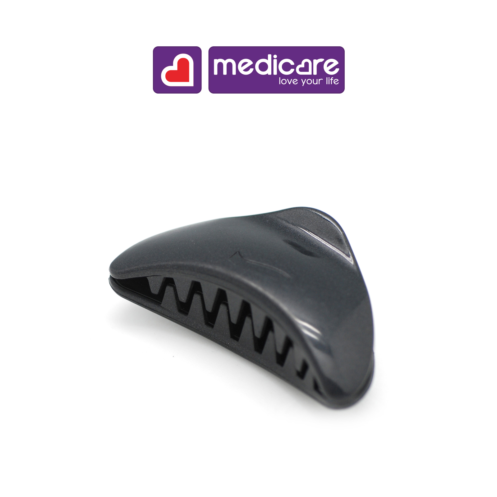 Kẹp gắp tóc Basicare màu đen 7cm 3310