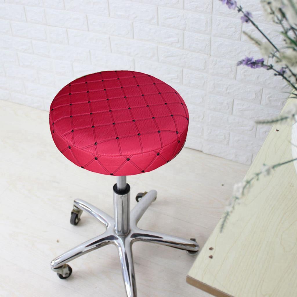 Bar Stool Cover Round Lift Chair Seat Sleeve Polyester Salon