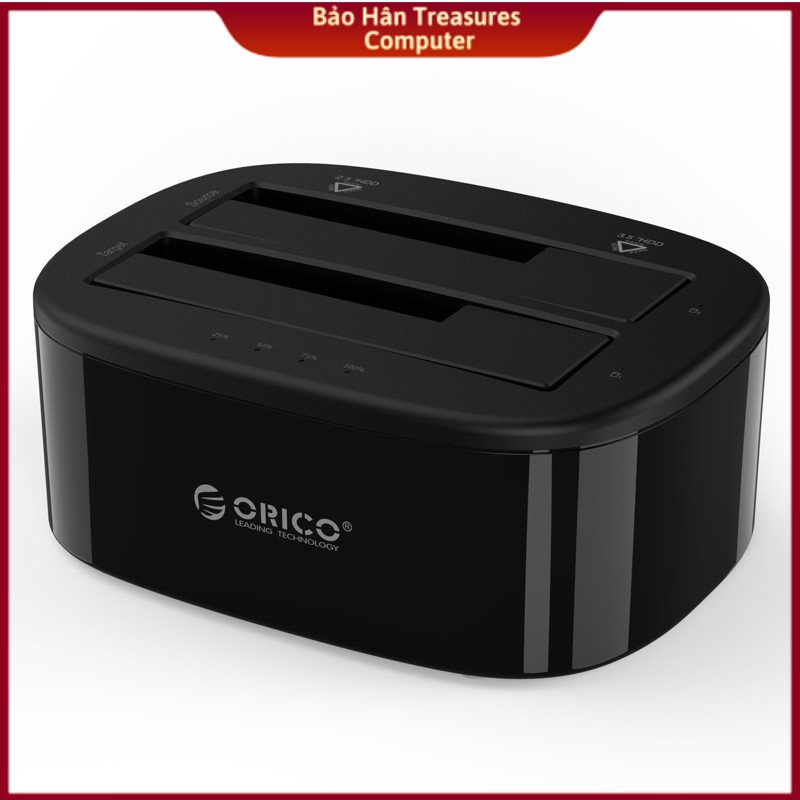 Hình ảnh HDD Box ORICO USB3.0/3.5/2.5 6228US3-C Hàng Chính Hãng