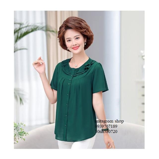 Tk380720-ÁO KIỂU TRUNG NIÊN QUÝ CÔ