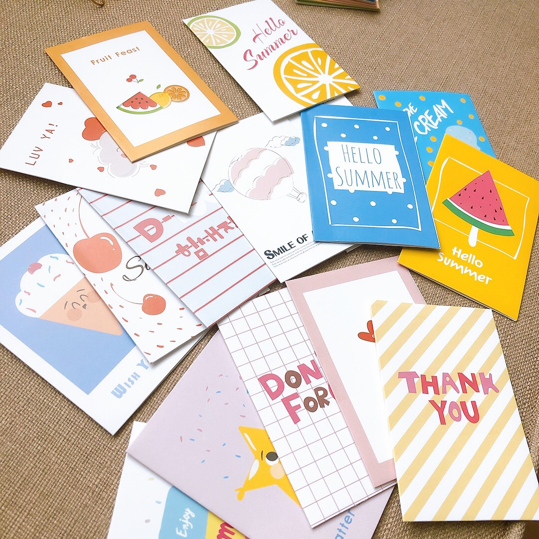 Thiệp giấy lưu niệm, chúc mừng sinh nhật, Valentine