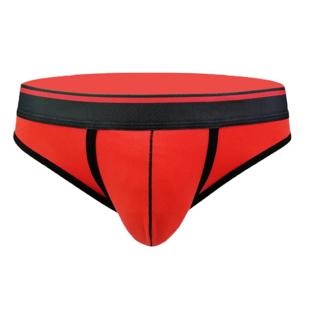Mens 100% Cotton Low Rise Briefs Underwear Bikini