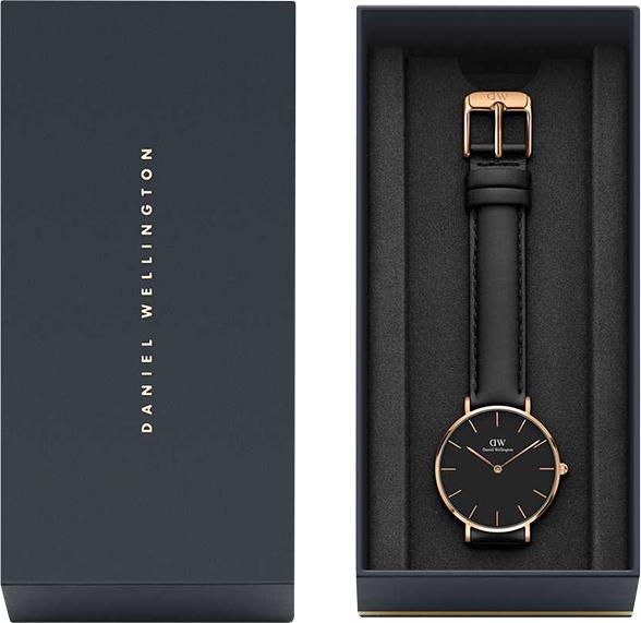 Đồng Hồ Thời Trang Nam Nữ Dây Da Daniel Wellington DW00100168 (32mm) - Đen