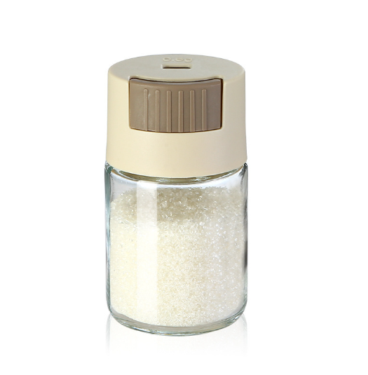 Hũ Đựng Gia Vị Thủy Tinh Nhà Bếp Bấm Nút Định Lượng, Lọ Đựng Gia Vị Thông Minh GD789-BamGV
