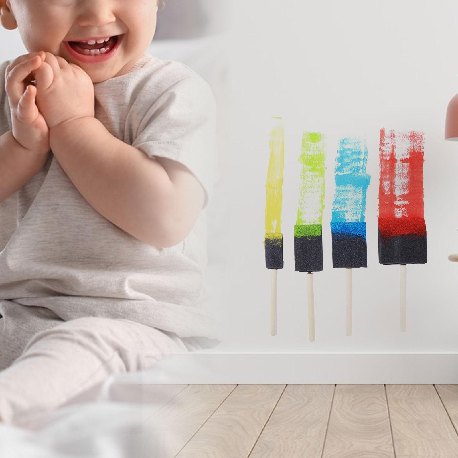 4Pcs Kids Painting Brushes Early Learning Toys for Car Washing Preschool