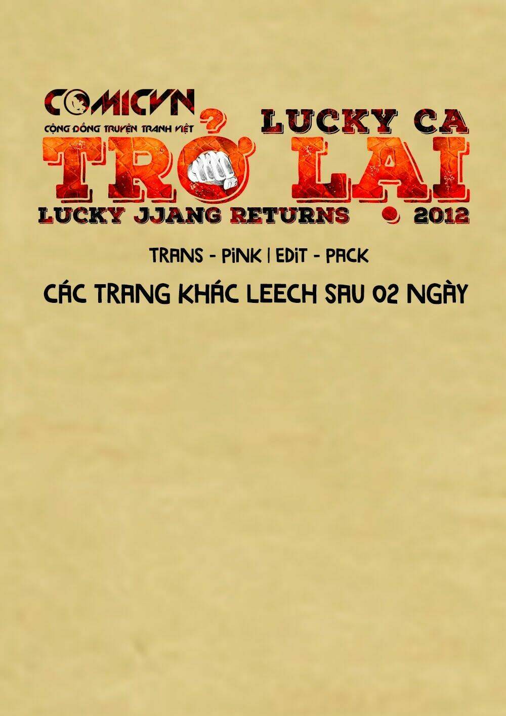 lucky ca trở lại - lucky jjang returns 2012 chapter 7 1