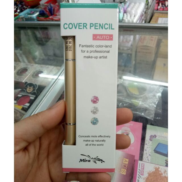 Chì che khuyết điểm Mira Cover Pencil Hàn Quốc tặng kèm móc khoá