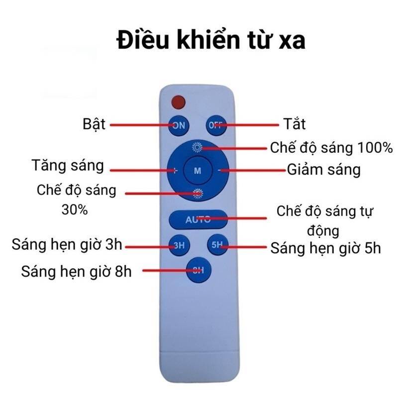 [Đảm bảo chất lượng] Đèn năng lượng mặt trời không thấm nước siêu sáng,100W200W300W400W Ánh sáng sân vườn chất lượng cao