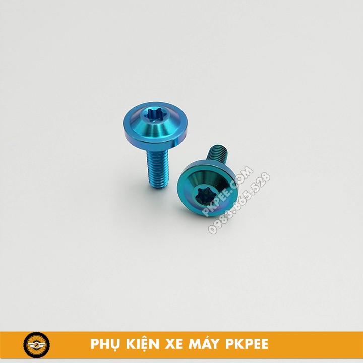 Ốc Titan GR5 6ly Đầu Dù Gắn Ốp Pô, Che Sên, Dè, Áo,...