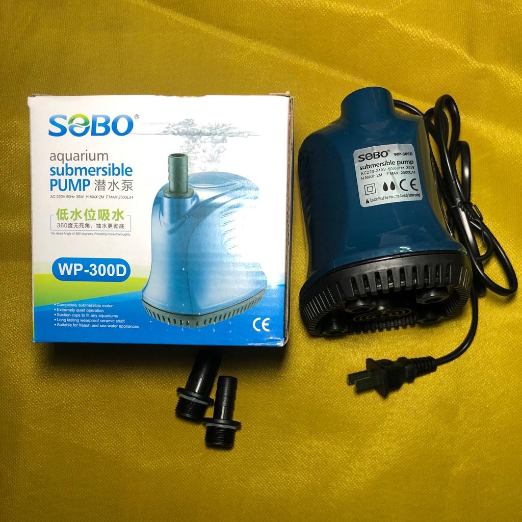 Bơm Hút Đáy 360 Độ Sobo WP-300D (35W - 2500L/H - 2M) - Bơm Chìm Hút Cặn Cho Bể Cá